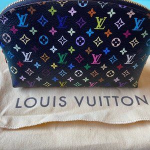Louis Vuitton Multicolore Cosmetic Pouch - Black